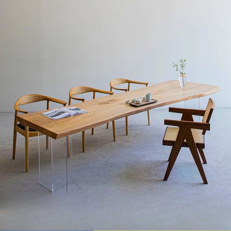 Nordic Solid Wood Acrylic Floa - Bedroom Furniture 评论和价格