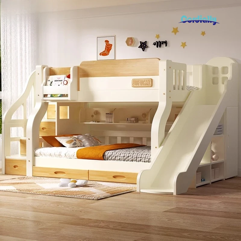 Loft Double Bed With Stairs Fr - King Size Bed Frame With Storage Drawers 评论和价格
