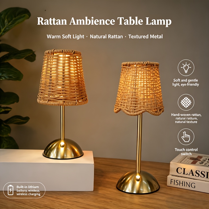 Bohemian Woven Rattan Art Tabl - Bedroom Furniture 评论和价格