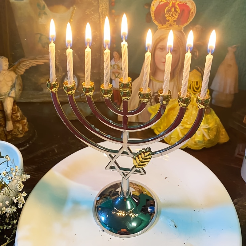 Hanukkah Menorah 9 Branch Cand - Tables 评论和价格
