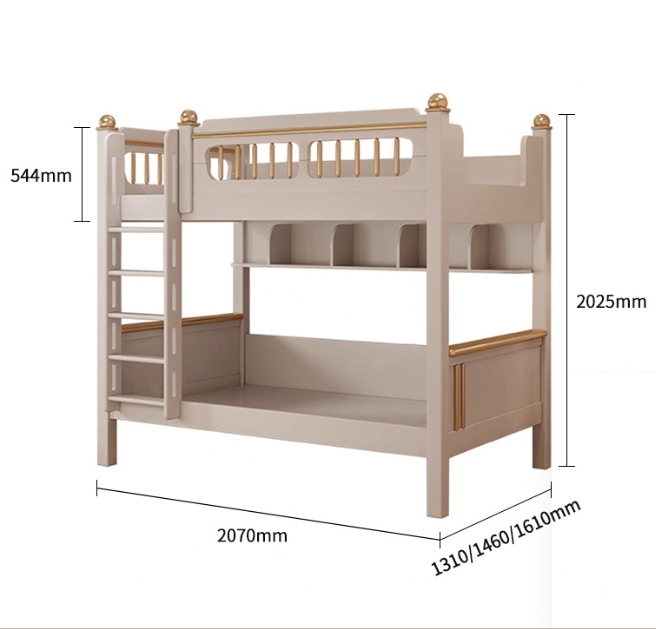 ！@Kids Bedroom Furniture Solid - Bunk Bed With Stairs And Slide 评论和价格