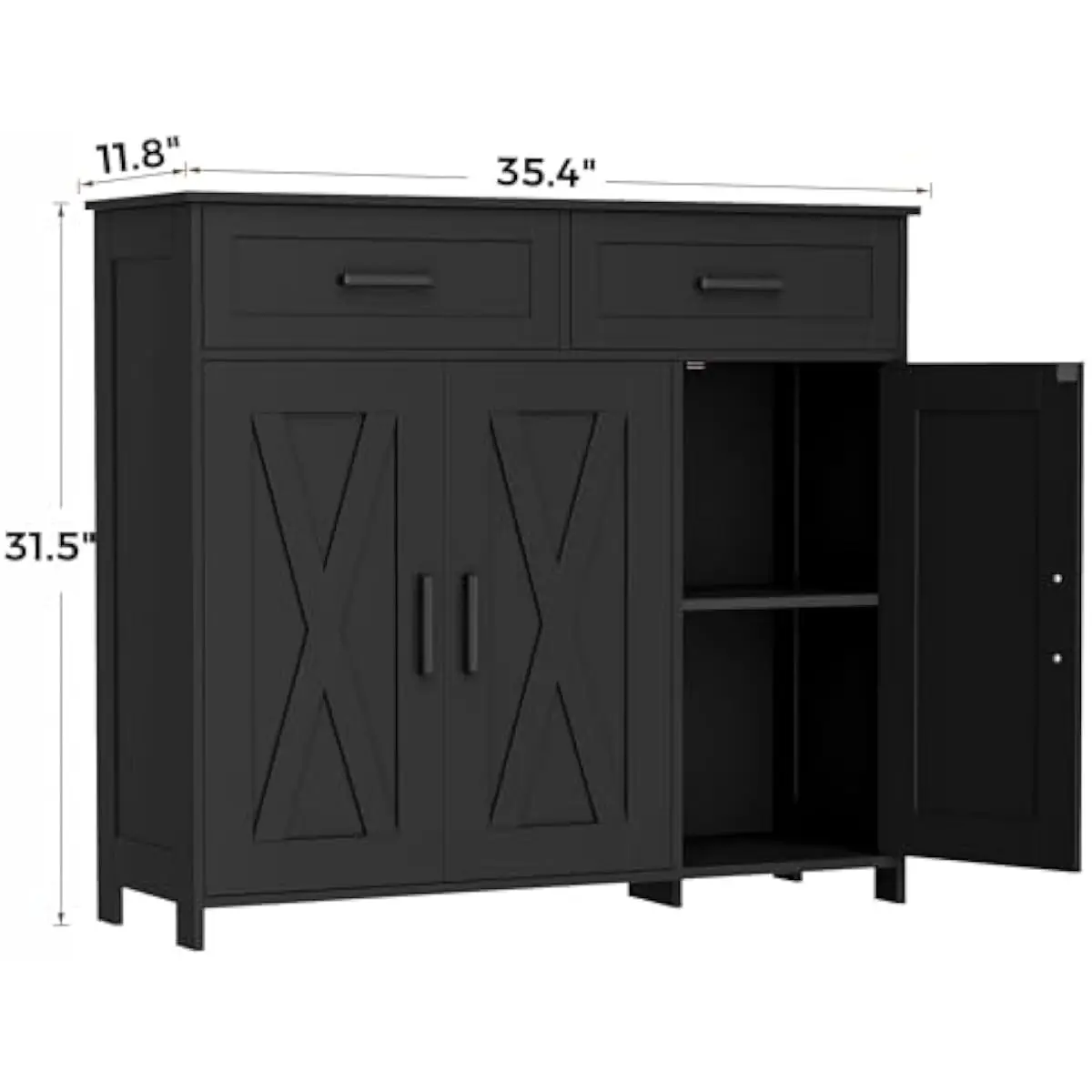 Coffee Bar Storage Cabinet wit - Storage 评论和价格