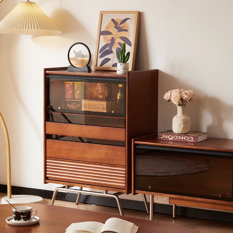 Solid wood chest Nordic, retro - Storage 评论和价格