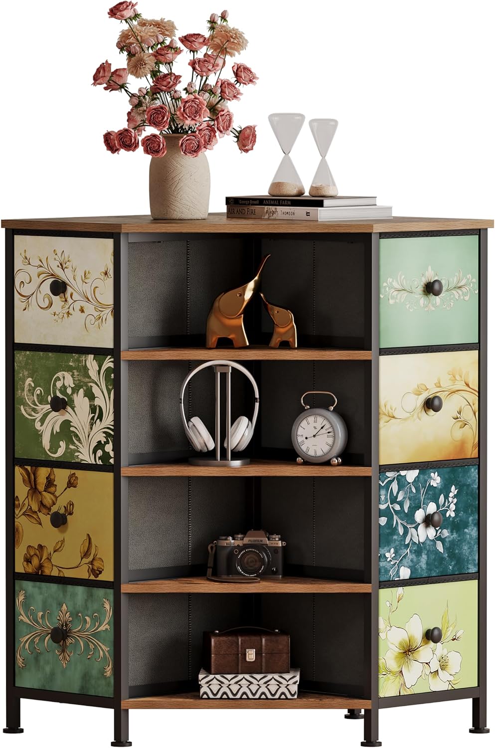 8 Drawer Corner Dresser With F - Bedroom Furniture 评论和价格