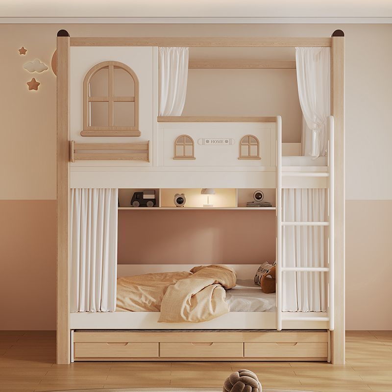 Children's Bunk Bed with Slide - Bunk Bed With Stairs And Slide 评论和价格