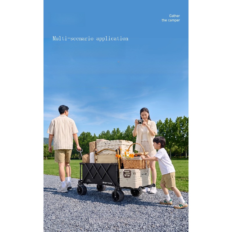 Folding Camping Wagon Cart Out - Outdoor Furniture 评论和价格