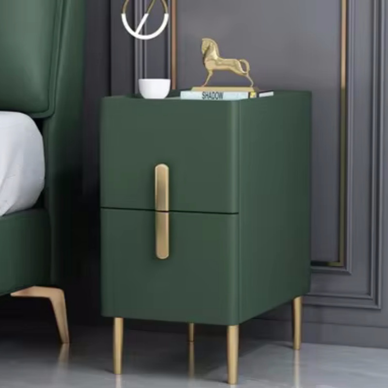 Solid Color Wooden 2 Drawer Na - Solid Wood Nightstand 2 Drawers 评论和价格