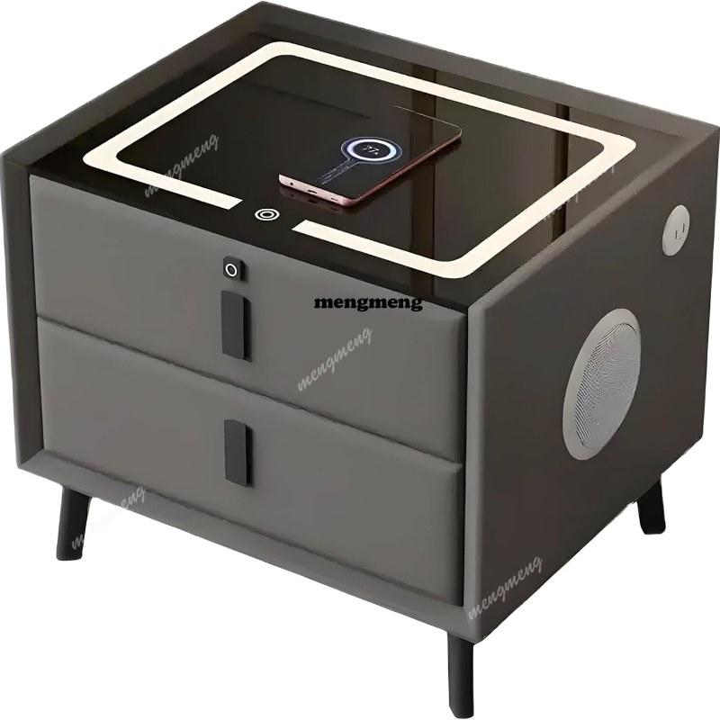 Solid Wood Smart Nightstand Wi - Solid Wood Nightstand 2 Drawers 评论和价格