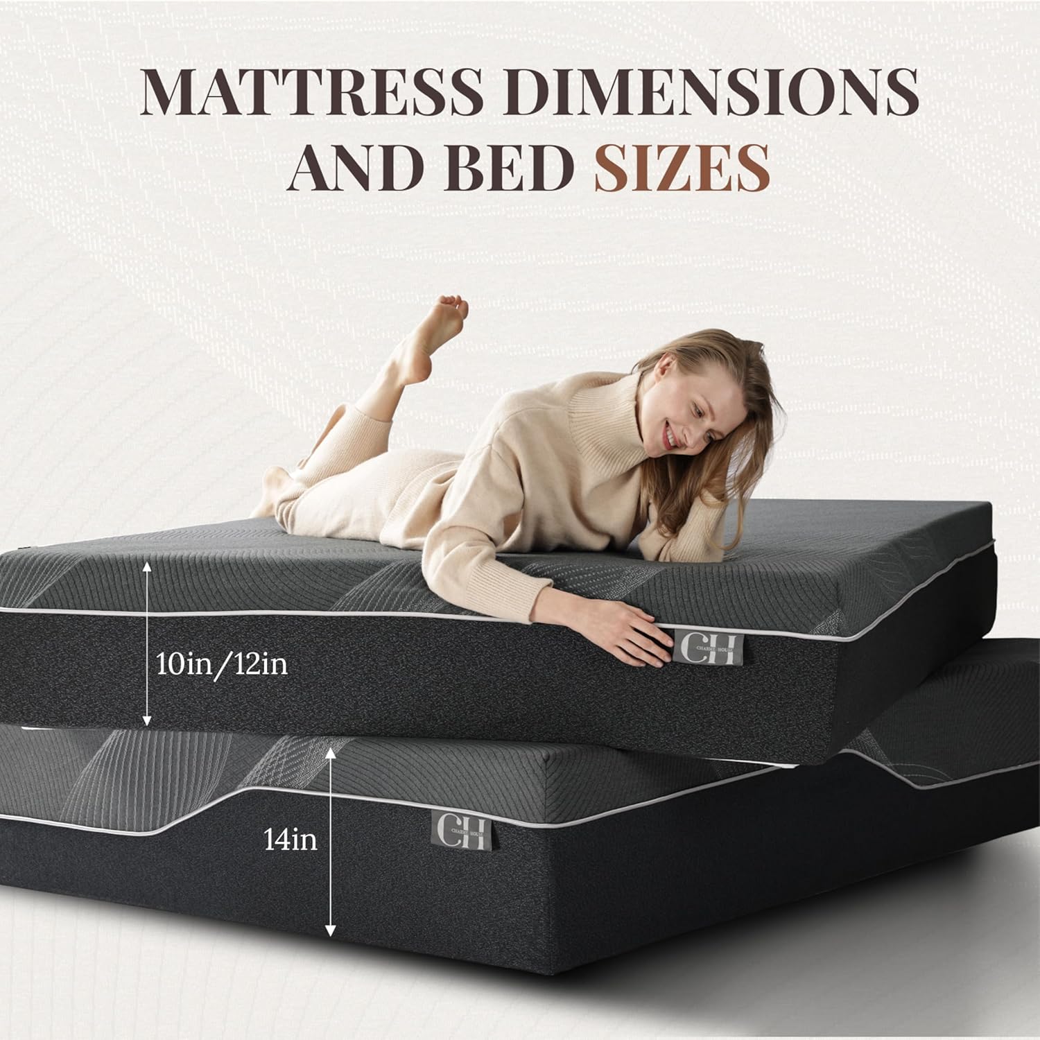 12 Inch Queen Mattress, Bamboo - Memory Foam Mattress In A Box Queen 评论和价格