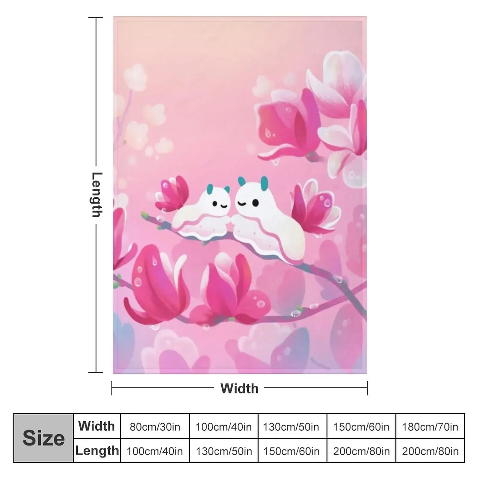 Magnolia sea slug Throw Blanke - Sofas 评论和价格