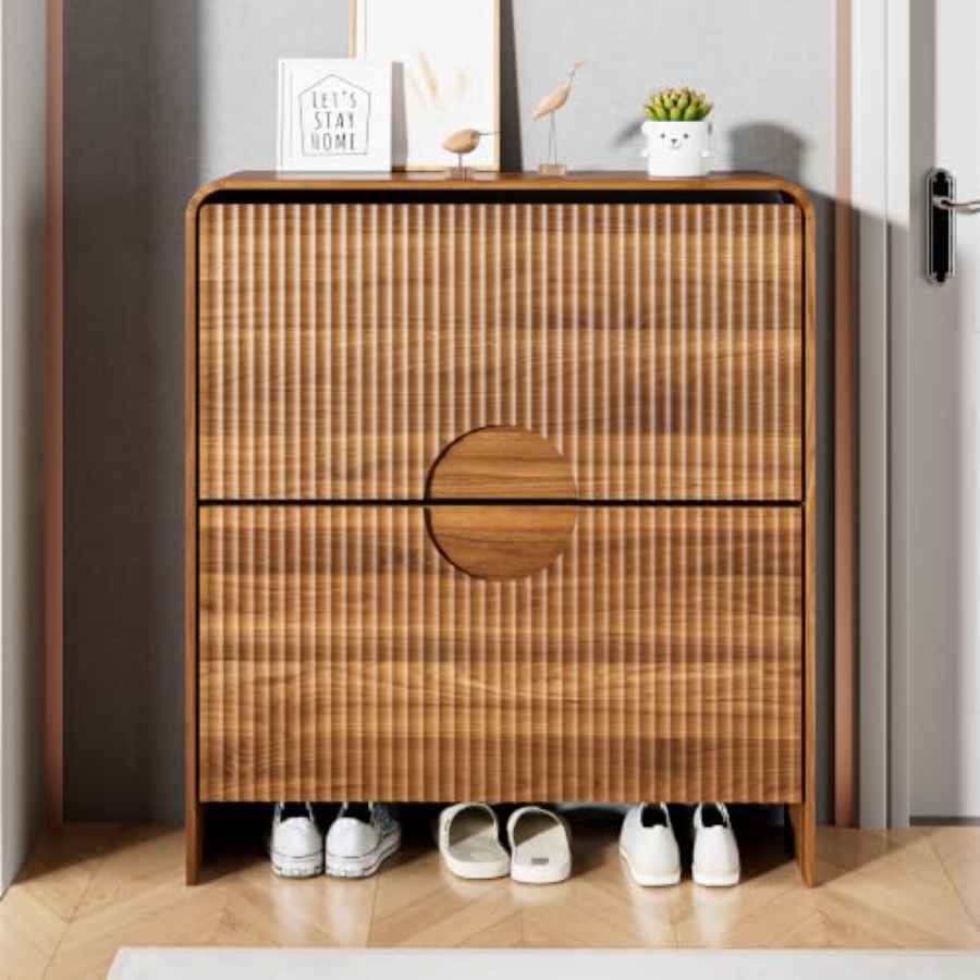 Narrow Shoe Cabinet with Entry - Shoe Rack Cabinet Narrow Entryway 评论和价格