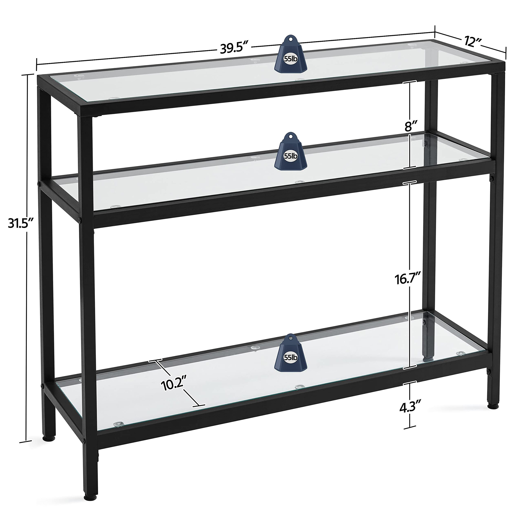 Console Table, Metal Frame and - Storage 评论和价格