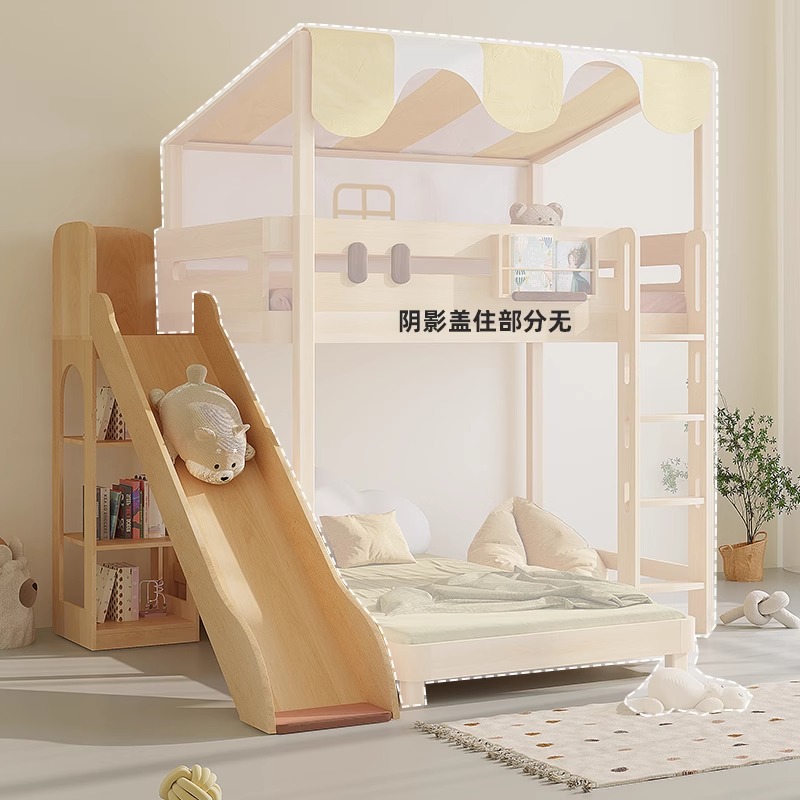 Bunk bed slide single sale chi - Bunk Bed With Stairs And Slide 评论和价格