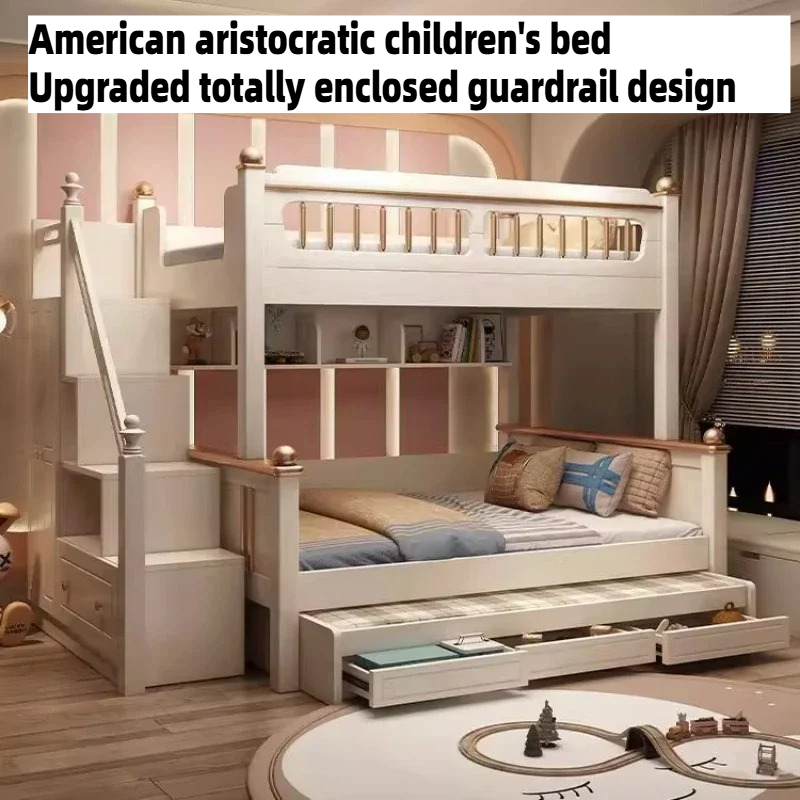 135x190cm Wood Mattress Kids L - King Size Bed Frame With Storage Drawers 评论和价格