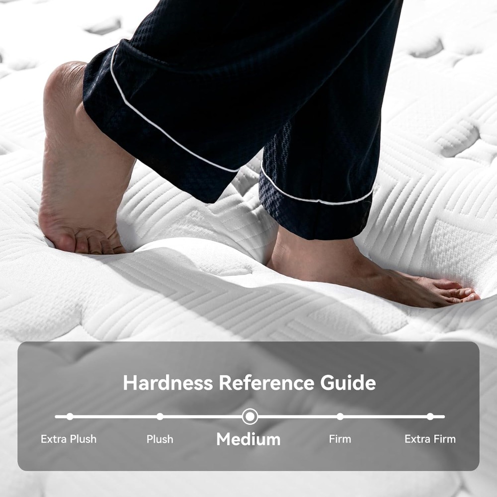 Queen Mattress, 12 Inch Hybrid - Memory Foam Mattress In A Box Queen 评论和价格