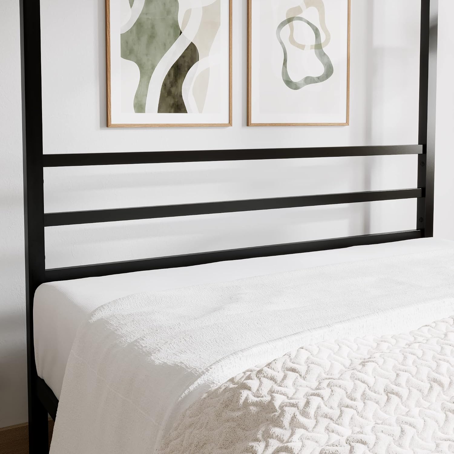 Queen Size Metal Canopy Bed Fr - Canopy Bed Frame Metal Queen 评论和价格