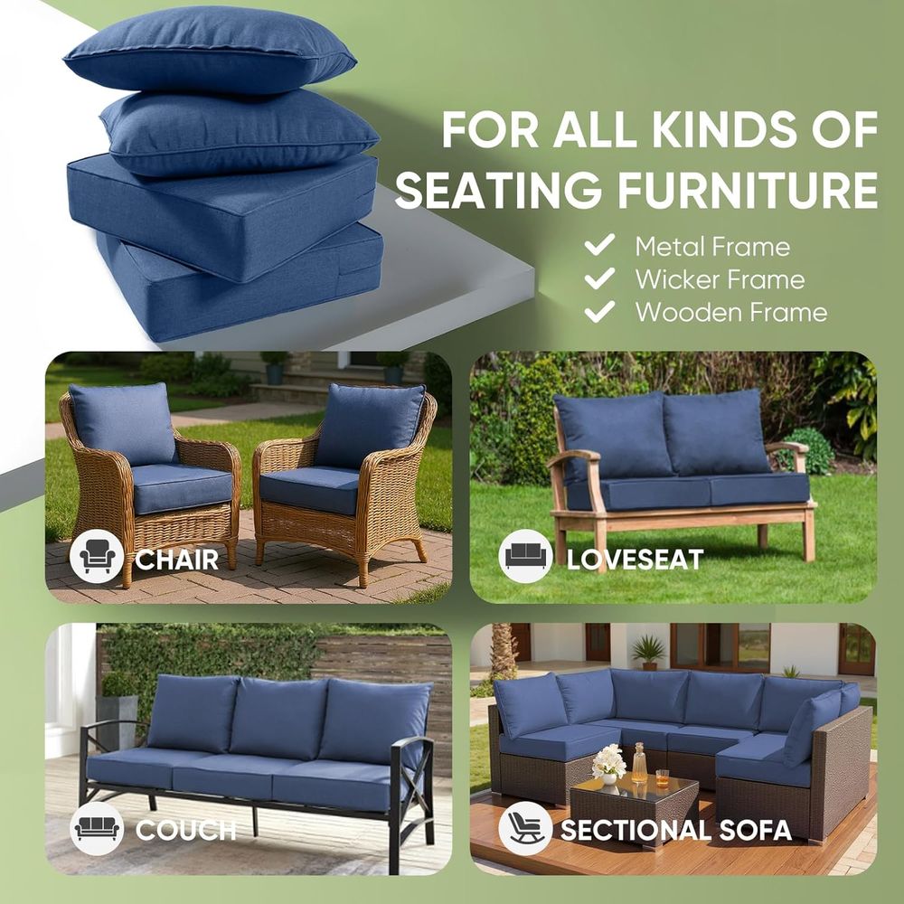 Outdoor Furniture Cushions, 6  - Outdoor Furniture 评论和价格